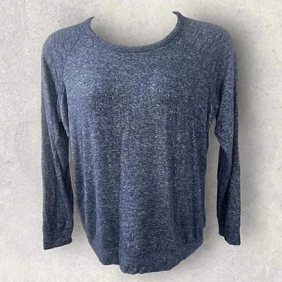 Buffalo David Bitton Blue Long Sleeve Crewneck Sweater Women's Size Large L - Picture 1 of 8
